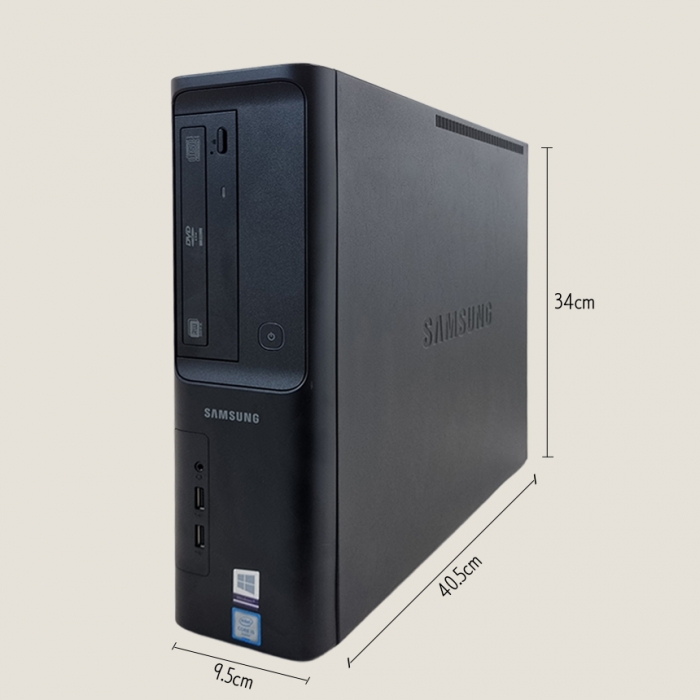 [장패드증정] 삼성전자 슬림 블랙 데스크탑 GTX1050 탑재 7세대 온라인게임 스팀게임 추천 윈도우11