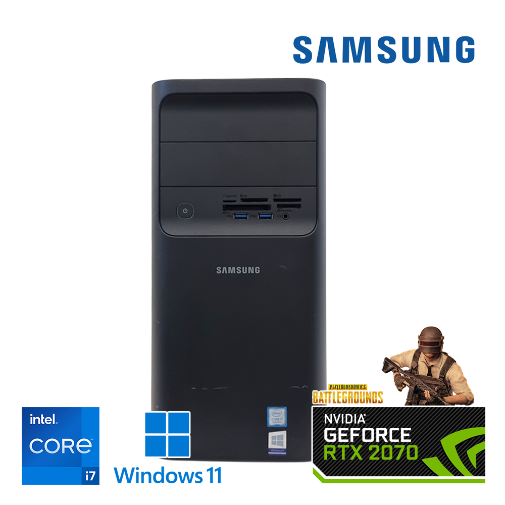 [장패드증정] 삼성 게이밍 데스크탑 RTX2070 그래픽카드 램32G 장착 SSD 1TB 저장용량 업그레이드 완료 윈도우11