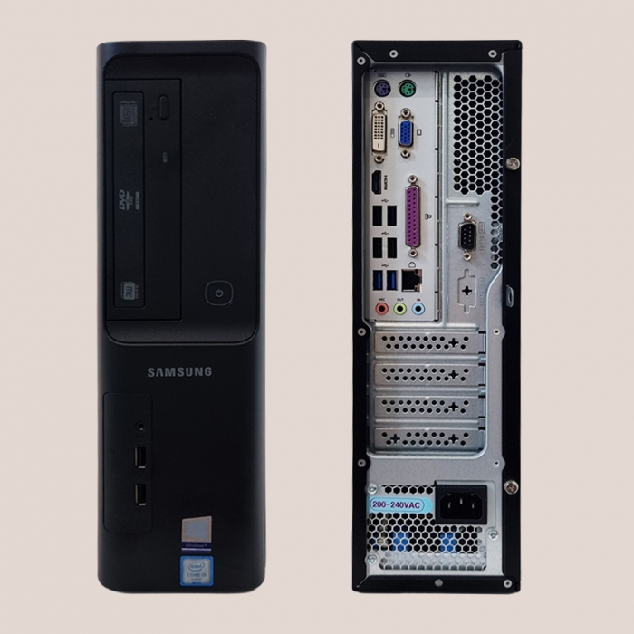 삼성 슬림 데스크탑 모던한 블랙PC 부피가 작아서 인기만점 문서작업 웹서핑 캐주얼게임 가능 M.2 SSD 탑재 윈도우11