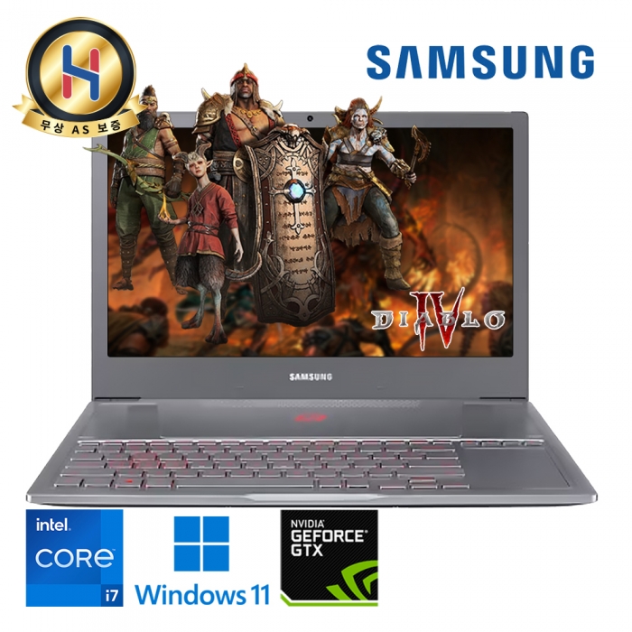 [B급할인] 삼성 게이밍 오디세이Z 메탈 실버 지포스 GTX1060 탑재 고사양 게이밍 노트북 NVMe SSD 윈도우11
