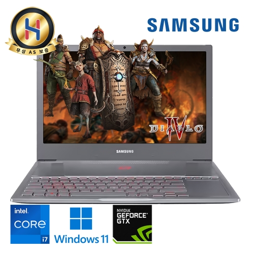 [B급할인] 삼성 게이밍 오디세이Z 메탈 실버 지포스 GTX1060 탑재 고사양 게이밍 노트북 NVMe SSD 윈도우11
