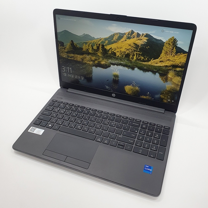 HP 코어 i7-11세대 카본소재 느낌의 블랙 노트북 15.6인치 대화면 IPS패널 탑재 Full HD 고해상도 윈도우11