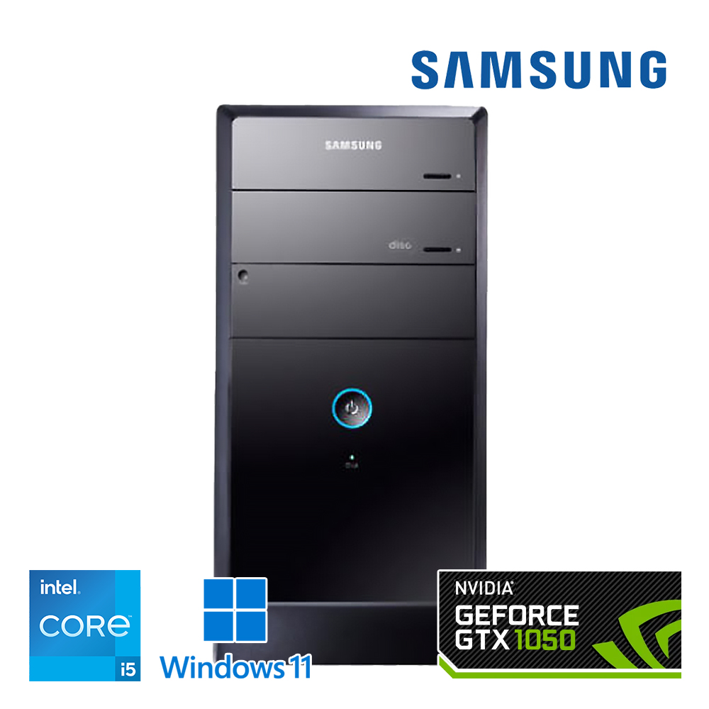 삼성 데스크탑 GTX1050 탑재 총저장용량 628G 안정성 좋은 삼성PC 학생 사무용 다용도작업 추천 윈도우11