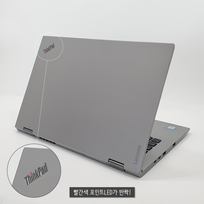 360도꺾이는 터치스크린 터치펜포함 레노버 씽크패드 X1 Yoga 2세대 2K 고해상도 C타입충전가능 윈도우11