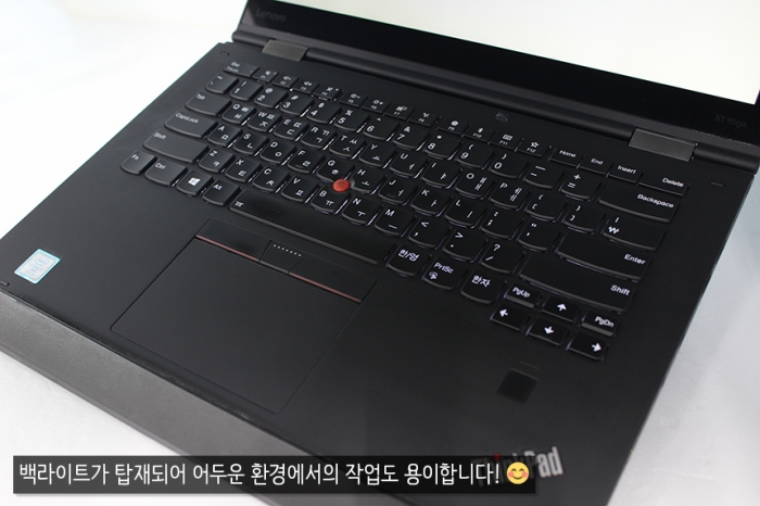 [B급할인] 360도꺾이는 터치스크린 터치펜포함 레노버 씽크패드 X1 Yoga 2세대 2K 고해상도 C타입충전가능 윈도우11