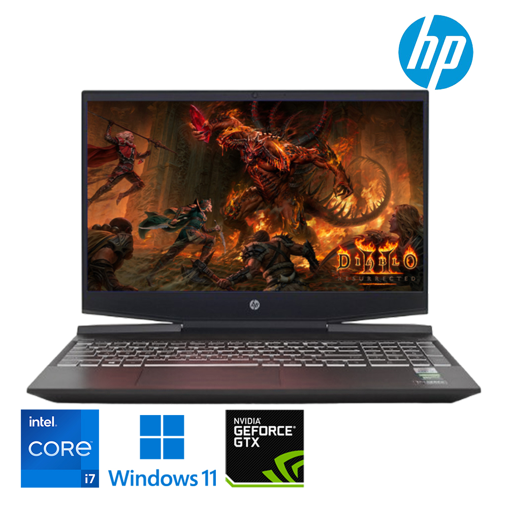 HP 파빌리온 게이밍 노트북 15.6인치 i7 10세대 지포스 GTX1660Ti 램32G업그레이드 Nvme SSD 1TB탑재