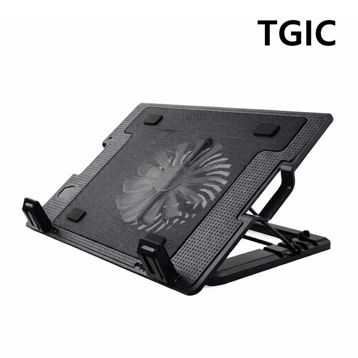 무소음 노트북 쿨러 USB포트 탑재 노트북 스탠드 탁월한 냉각기능 심플 블랙 컬러 노트북 쿨링패드