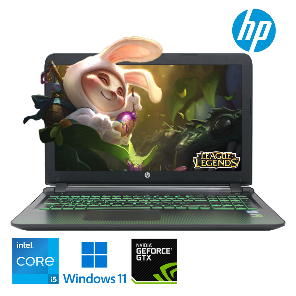 HP 파빌리온 지포스 GTX 950M i5 쿼드코어 게이밍 노트북 15.6인치 Full HD 고해상도 IPS패널 윈도우11