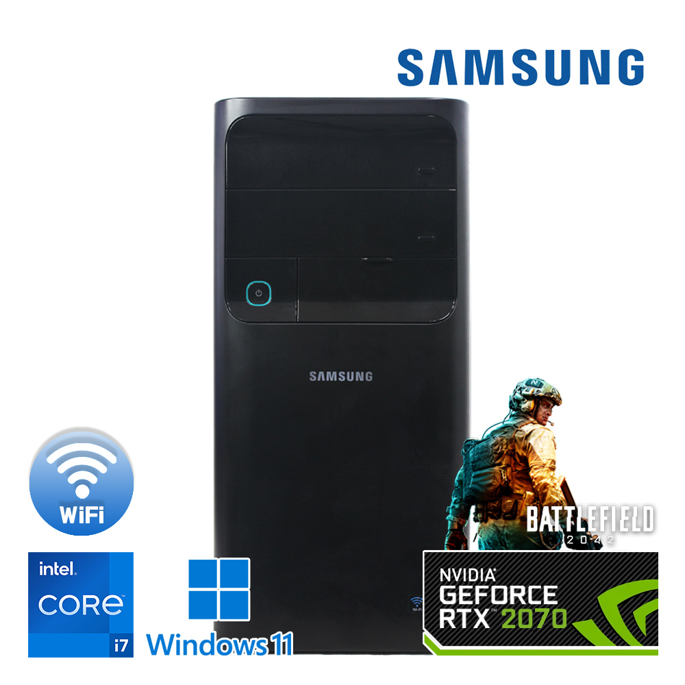 [장패드증정] 삼성 데스크탑 RTX2070 고사양 게이밍PC i7 8세대 램32G 업그레이드 추가 쿨러 장착 윈도우11