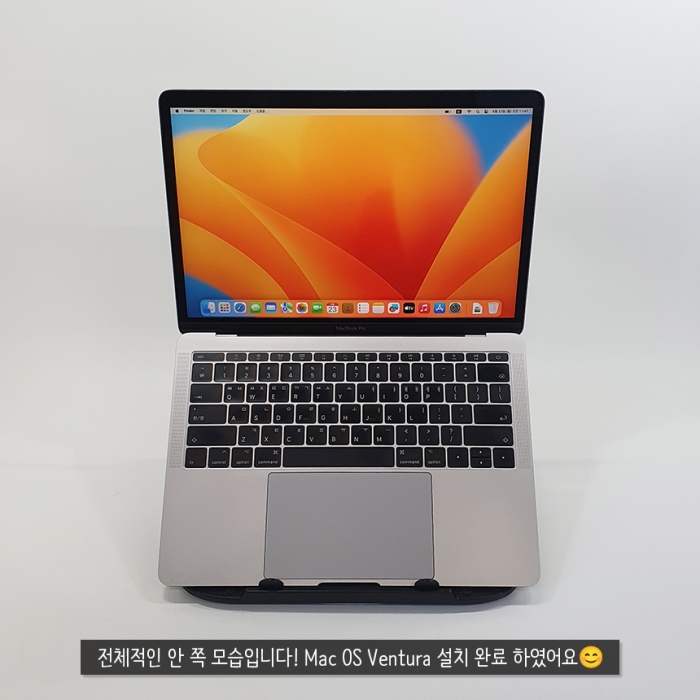 [배터리새제품] 맥북프로 Retina 디스플레이 13인치 WQXGA 해상도 스페이스그레이 학생 직장인 강력추천 2017년형