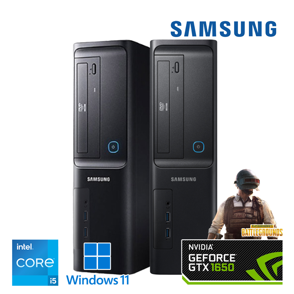 삼성 게이밍 슬림 GTX1650 탑재 코어 i5 온라인게임 스팀게임 추천 데스크탑PC 모던블랙 윈도우11
