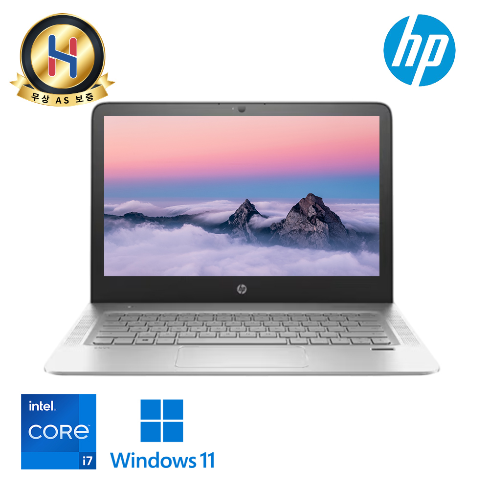 [B급할인] HP 13인치 초고해상도 QHD Plus 3200x1800 인텔 코어 i7 가볍고 휴대성좋은 가성비 노트북