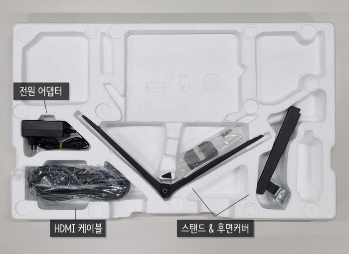 [풀박스구성] 어드밴스원 주사율 100Hz 27인치 블랙 모니터 초가성비 Full HD 고해상도 16:9비율