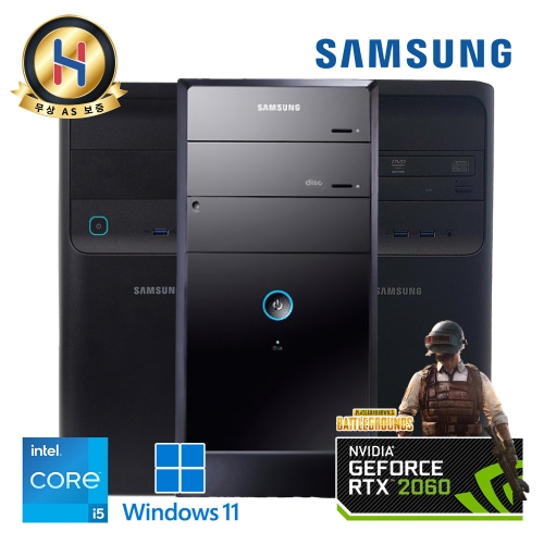 [장패드증정] 삼성전자 지포스 RTX2060 탑재 코어 i5 6세대 데스크탑PC 램 16G SSD 512G 장착 윈도우11
