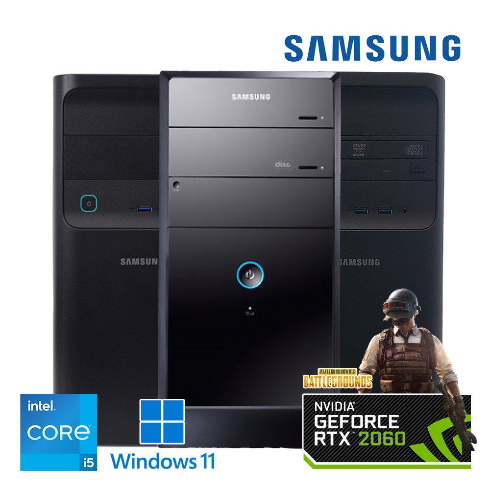 [장패드증정] 삼성전자 지포스 RTX2060 탑재 코어 i5 6세대 데스크탑PC 램 16G SSD 512G 장착 윈도우11