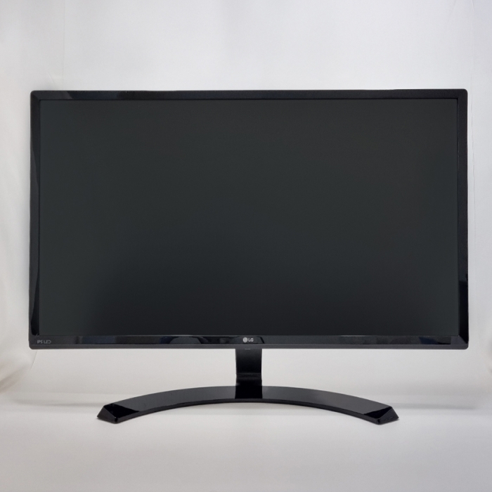 LG전자 27인치 블랙 모니터 IPS 패널 탑재 Full HD 16:9비율 슬림한 곡면 스탠드 최고의 가성비 모니터