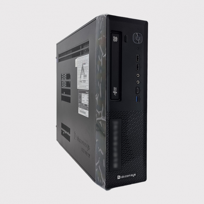 [미사용풀박스] 다컴시스템 라이젠5 지포스 탑재 가성비 슬림 본체 데스크탑 사무실 업무용 학생용 추천 윈도우11