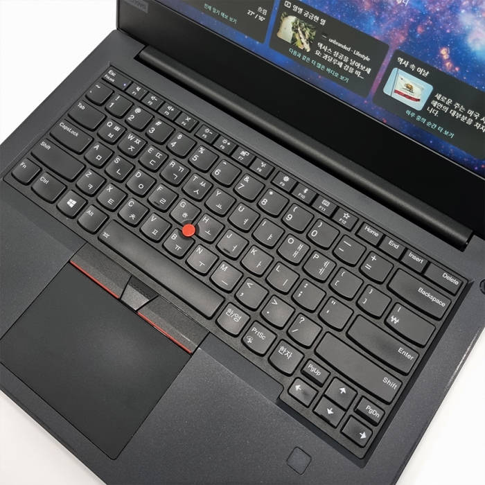 [B급할인] 레노버 씽크패드 14인치 180도 힌지 노트북 Full HD 고해상도 C타입충전가능 윈도우11