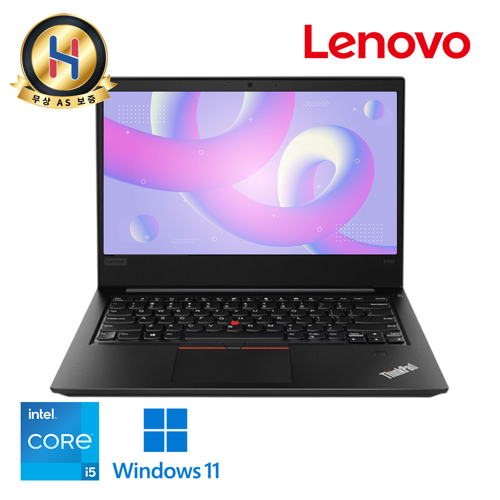 [B급할인] 레노버 씽크패드 14인치 180도 힌지 노트북 Full HD 고해상도 C타입충전가능 윈도우11