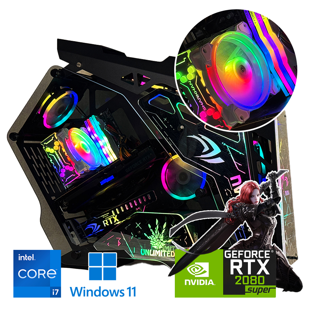 [드라마협찬제품] 지포스 RTX2080 SUPER 코어 i7 9세대 데스크탑PC 램 32G 저장용량 1TB 장착 윈도우11