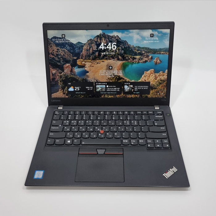 [터치스크린] 레노버 씽크패드 노트북 코어 i7 14인치 Full HD 고해상도 180도 힌지 C타입충전가능 윈도우11