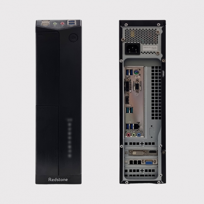 [미사용풀박스] 레드스톤시스템 라이젠5 지포스 GT710 탑재 가성비 슬림 본체 데스크탑 윈도우11