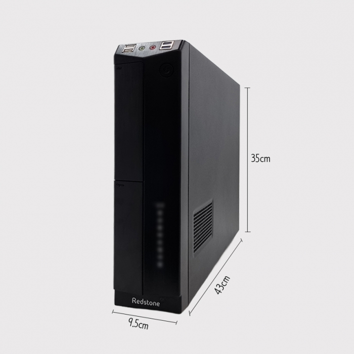 [미사용풀박스] 레드스톤시스템 라이젠5 지포스 GT710 탑재 가성비 슬림 본체 데스크탑 윈도우11