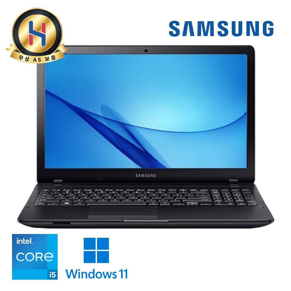 삼성전자 15.6인치 블랙 노트북 저장용량 628G 업그레이드완료 사무용 추천 인텔 i5 7세대 우측넘버패드 윈도우11