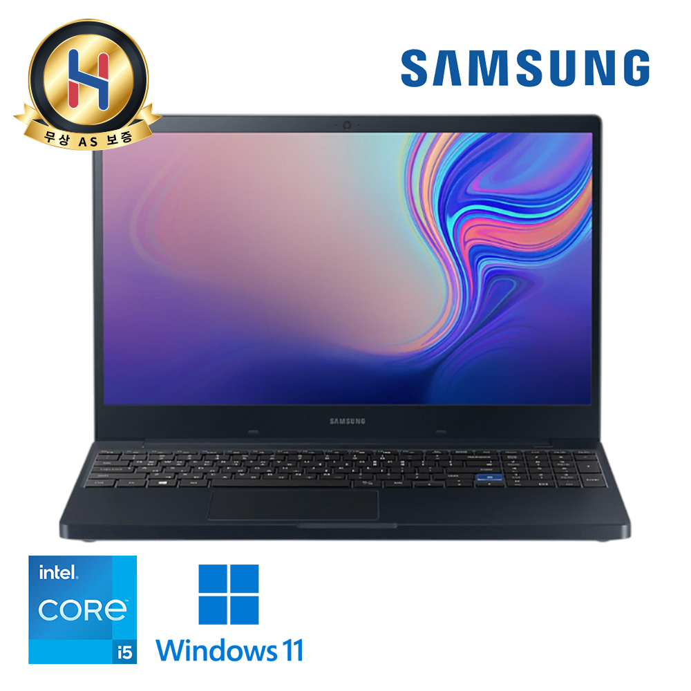 삼성전자 블랙 노트북7 프로 15.6인치 대화면 Full HD 고해상도 우측넘버패드 탑재 윈도우11