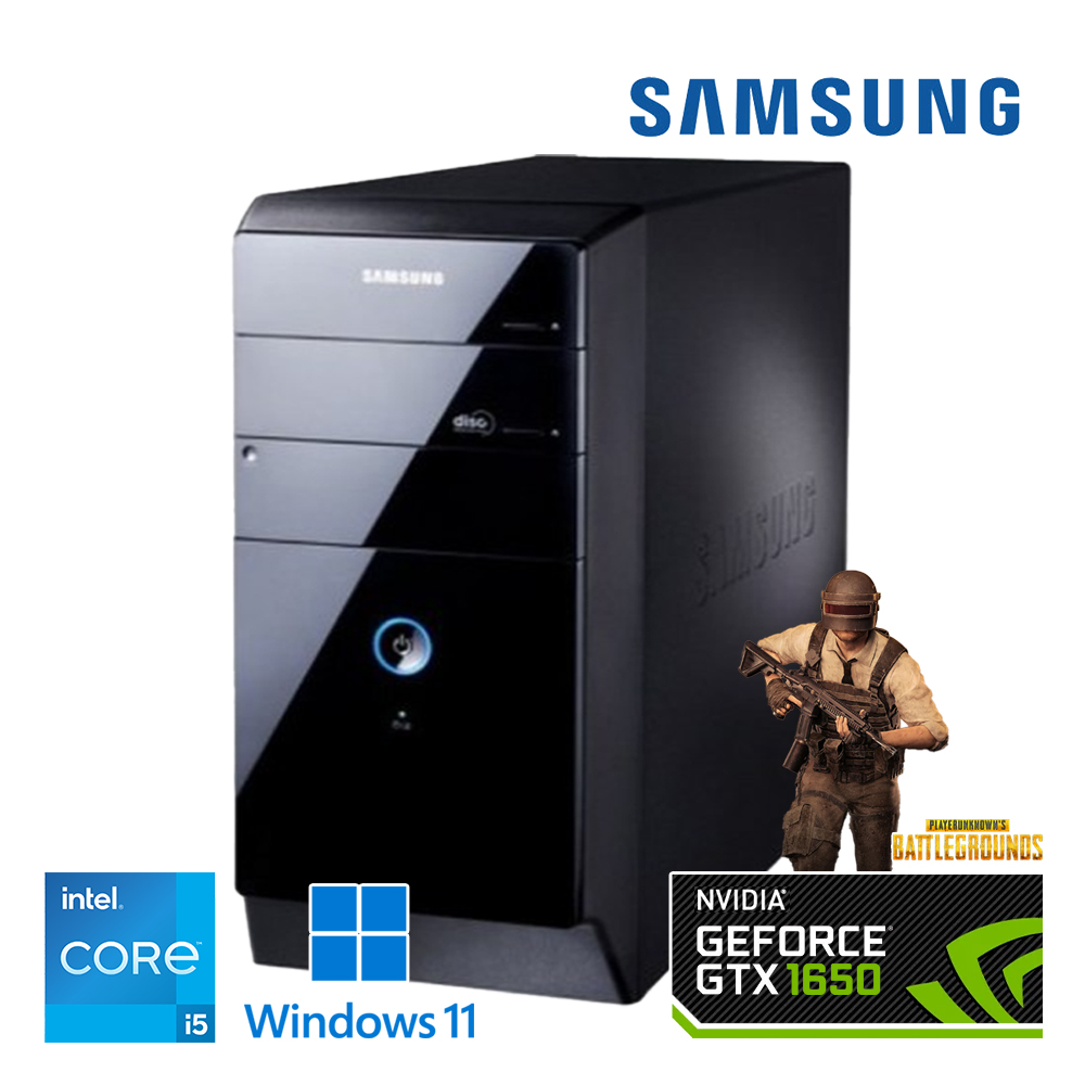 [B급할인] 삼성 데스크탑 GTX1650 탑재 온라인게임 스팀게임 추천 모던한 블랙PC 인텔 i5 윈도우11
