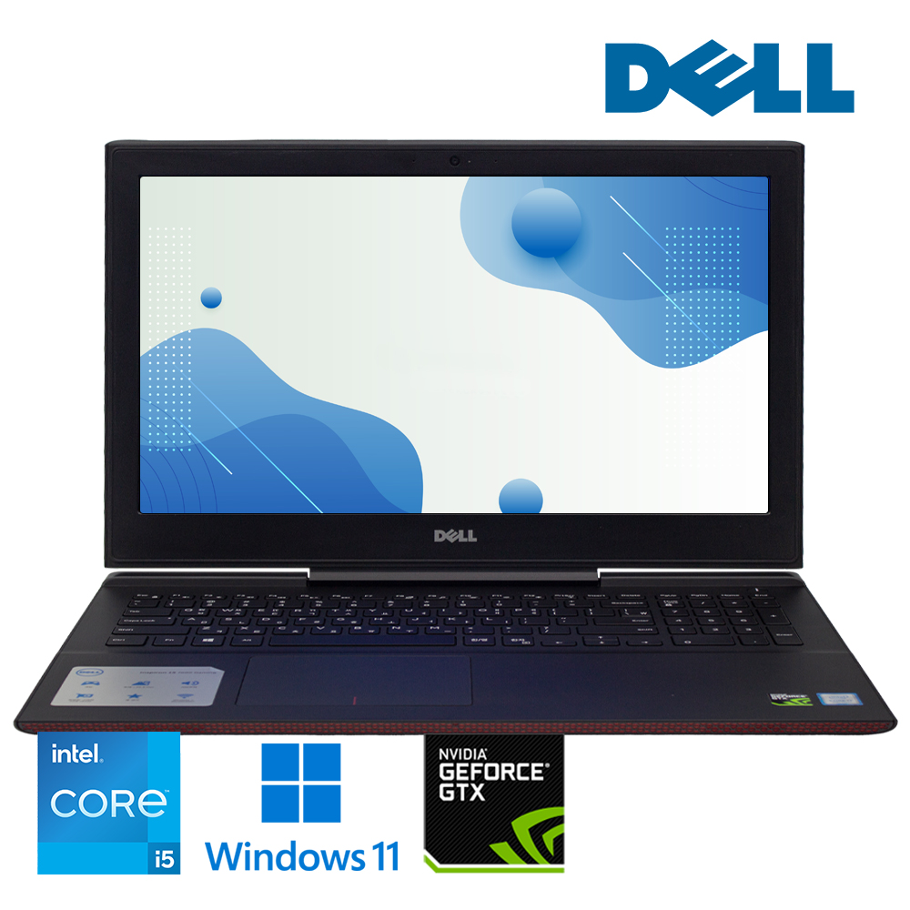 [배터리새상품] 델 게이밍노트북 지포스 GTX1050Ti 탑재 블랙색상 코어 i5 고해상도 FHD 대화면 윈도우11