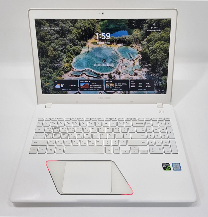 [B급할인] 삼성 오디세이 i7 지포스 GTX1050 게이밍 화이트색상 노트북 용량 1TB 탑재 FHD 고해상도 15.6인치