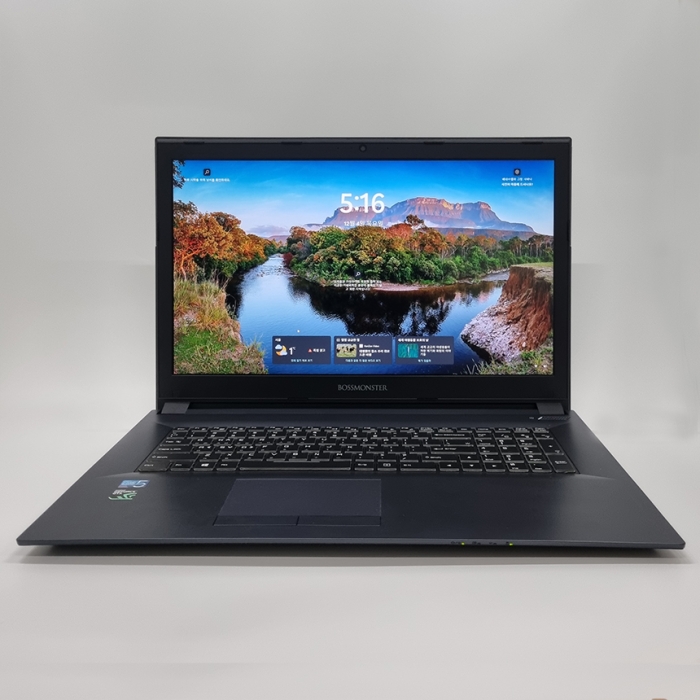 [B급할인] 한성 게이밍 보스몬스터 지포스 GTX1050 TI 탑재 저장용량 512G 고해상도 17.3인치 노트북 윈도우11