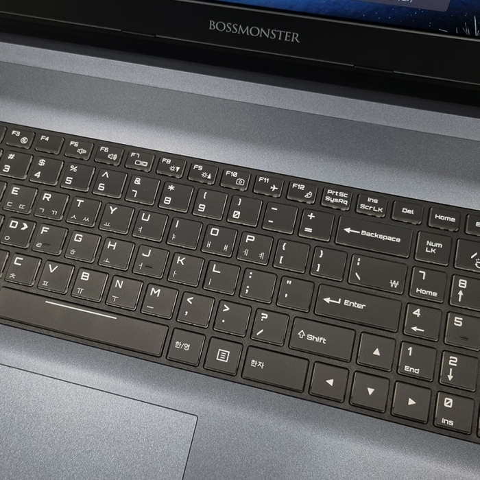 [B급할인] 한성 게이밍 보스몬스터 지포스 GTX1050 TI 탑재 저장용량 512G 고해상도 17.3인치 노트북 윈도우11