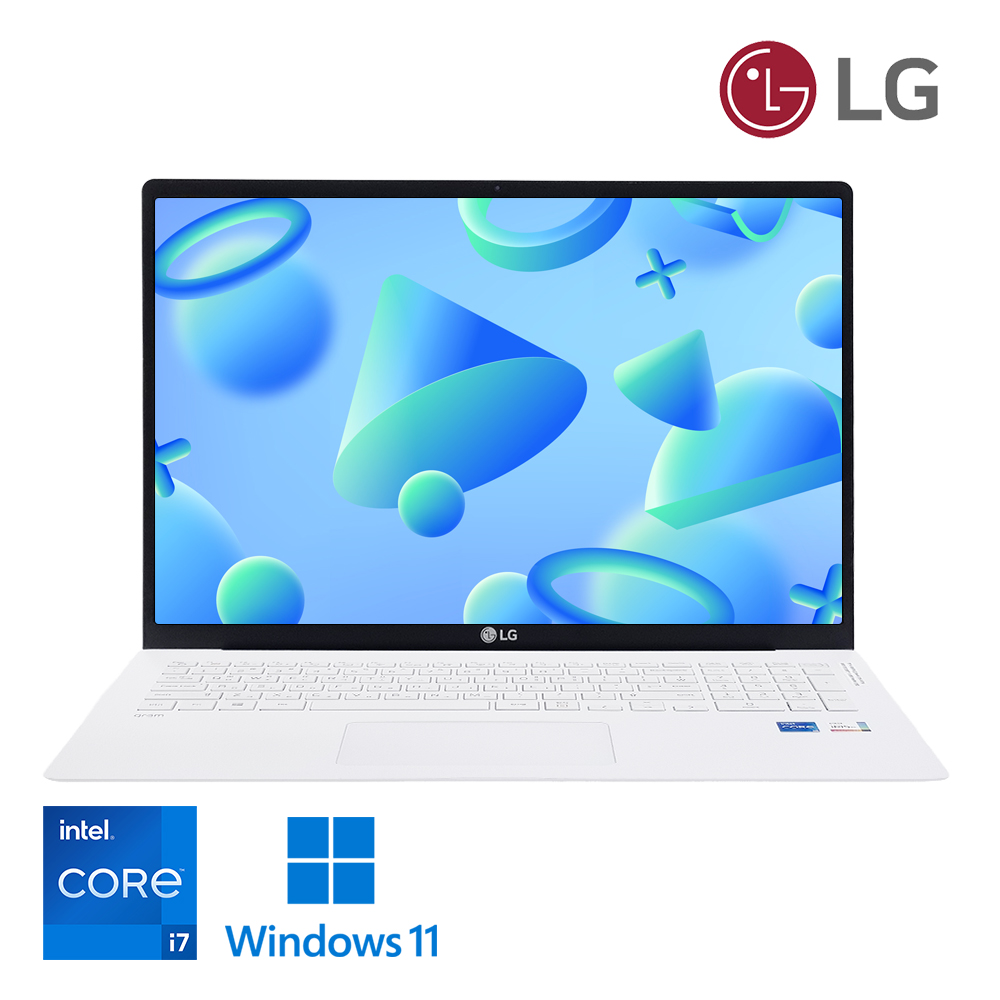LG전자 그램 인텔 i7 11세대 화이트 17인치 큰 대화면 노트북 WQXGA 초고해상도 NVMe SSD 512G 업그레이드 완료