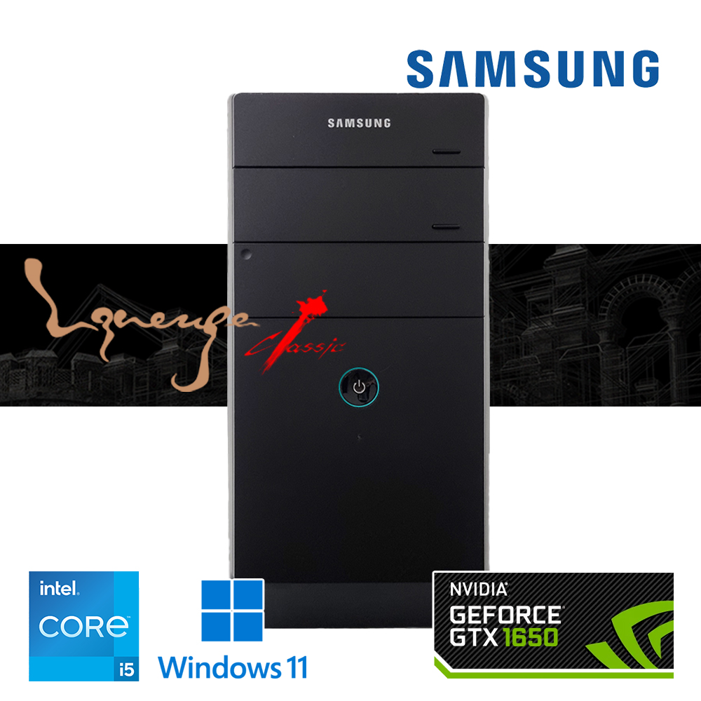 삼성 지포스 GTX1650 탑재 데스크탑 캐주얼 게이밍PC 인텔 i5 6세대 탑재 SSD 240G 저장용량 윈도우11