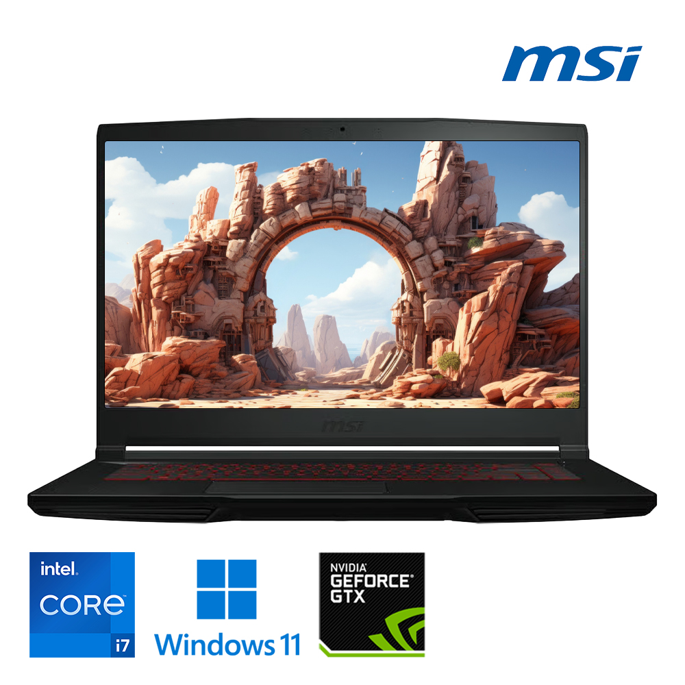 MSI 게이밍 그래픽 GTX1650 탑재 노트북 듀얼저장용량 총 1512GB 메모리 16GB 업그레이드완료 윈도우11