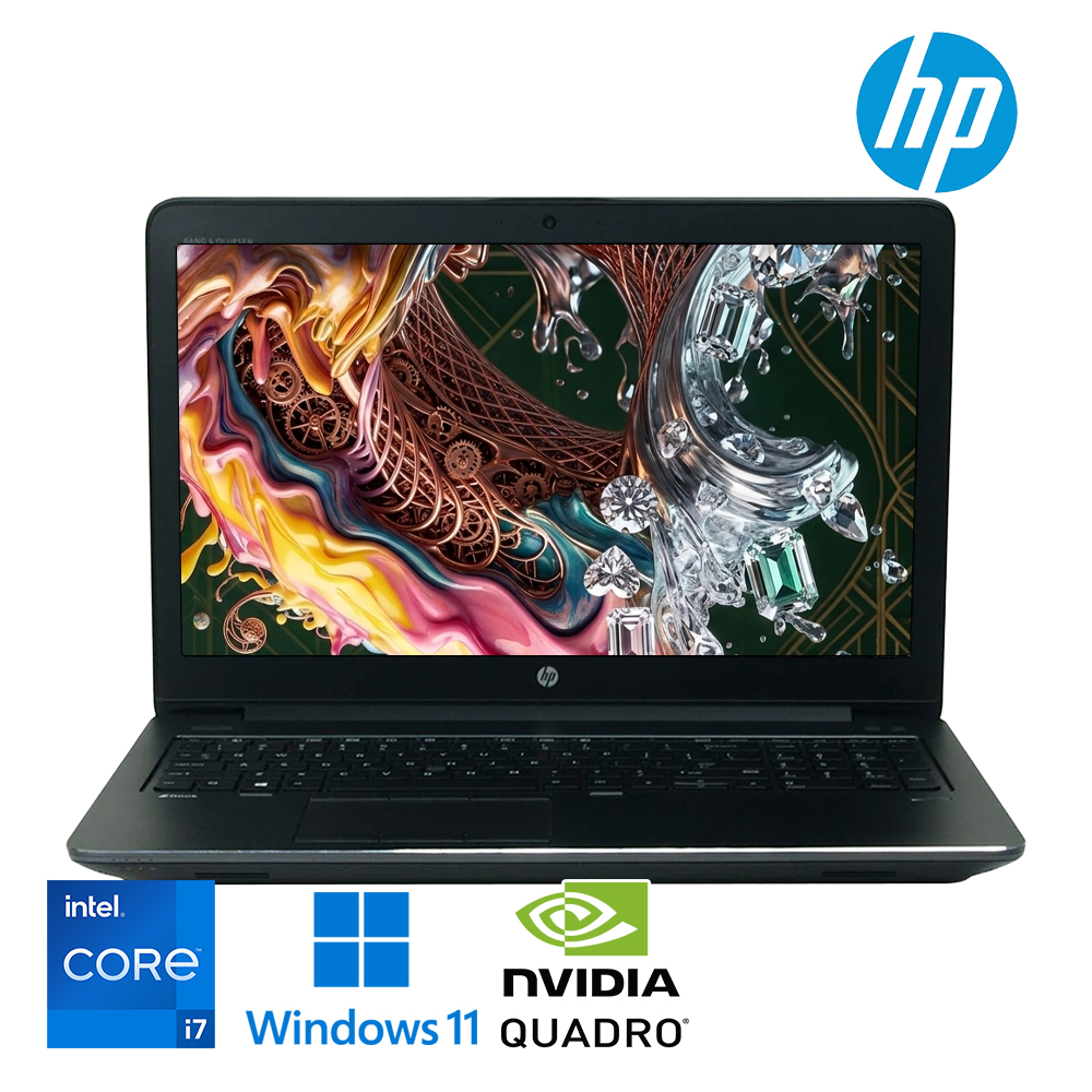 [B급할인] HP 쿼드로그래픽탑재 블랙 모바일 워크스테이션 ZBook 15.6인치 전문작업용 인텔i7 FHD 고해상도 윈도우11