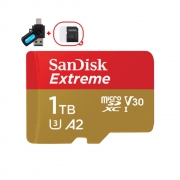 Sandisk micro SD (Extreme A2 V30) 1TB + OTG 리더기