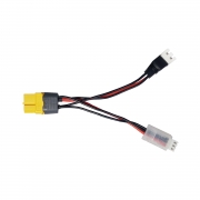 2셀 XH2.54-XT60암 변환 커넥터 (스카이킥, 발킨 배터리 적용)