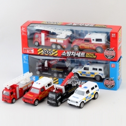 SOS 경찰차 소방차 세트