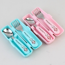 카나헤이의 작은동물들 큐티 스푼포크 케이스 세트