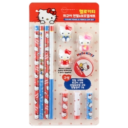 산리오 헬로키티 피규어 연필 보호캡 세트(10개/박스단위)