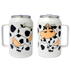 짱구 자이언트 스텐 머그(젖소) 950ml