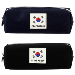 태극기 고주파 라벨 케이스 필통