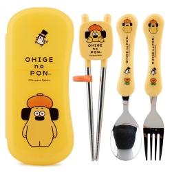 오히게노퐁 스푼포크 교정젓가락 케이스 세트