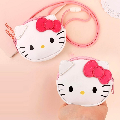 산리오 헬로키티 페이스 목걸이 지갑