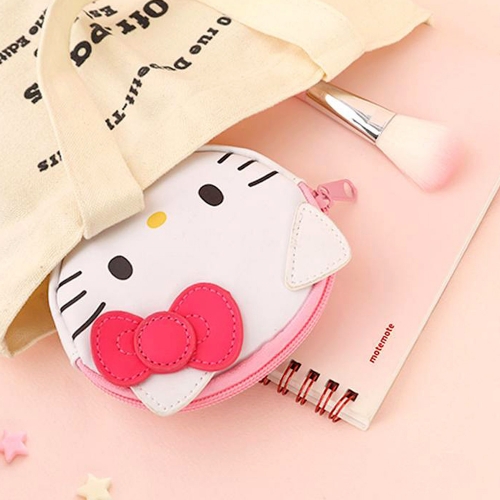 산리오 헬로키티 페이스 목걸이 지갑