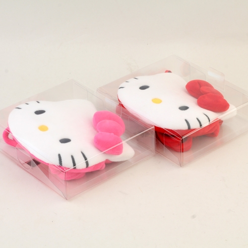 산리오 헬로키티 페이스 모양 파우치