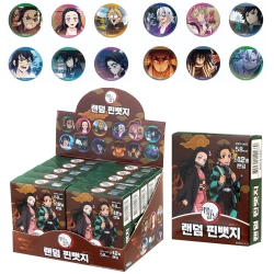 귀멸의칼날 랜덤 핀뱃지(10개/박스단위)